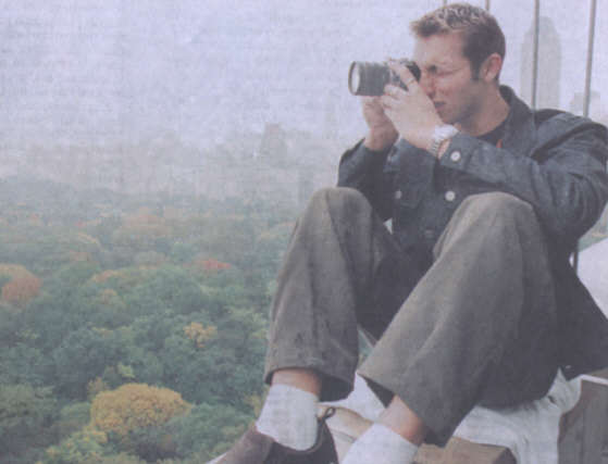 Ian overlooking Central Park