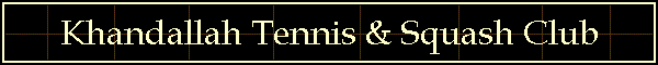 Khandallah Tennis & Squash Club