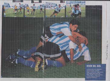 Campeones del Mundo y fotos del gol de Leo.