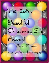 Beautiful Christmas Site Award