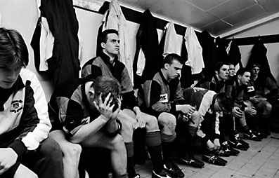 Cowbridge School Rugby Team prepare themselves for the Big Game.