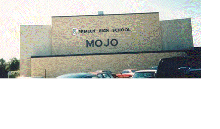 Graphic showing different sights around Permian High School