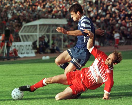 It was only with great effort that CSKA players reached the ball