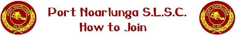 Port Noarlunga S.L.S.C. How to Join