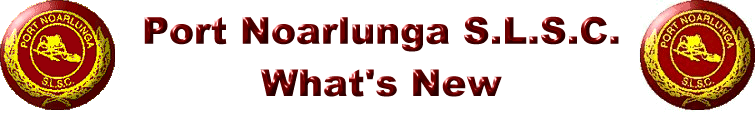 Port Noarlunga S.L.S.C. What's New