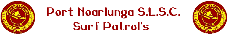 Port Noarlunga S.L.S.C. Surf Patrol's