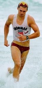 Simon competing in The State Iron Man