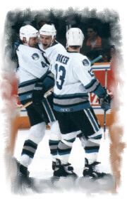 Sharks celebrating