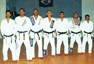 Jacare and Black Belt Students