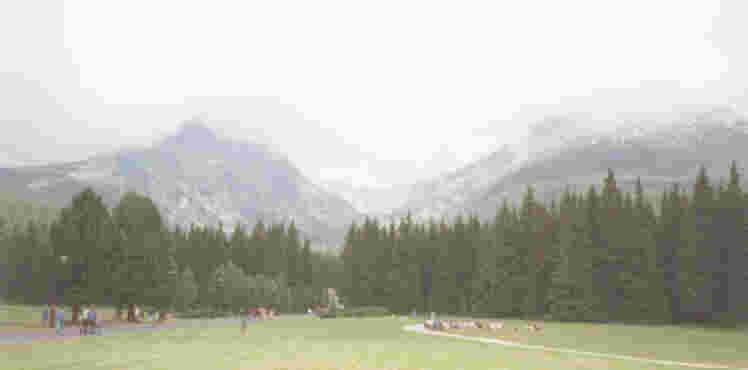 View from Strbske Pleso