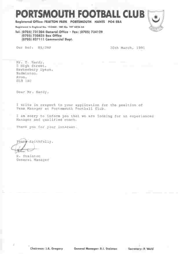 PFC Manager's Application