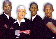 Shaq, Del, Eddie and Kobe