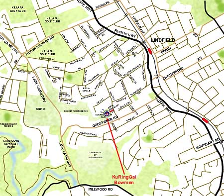 Large map of Lindfield