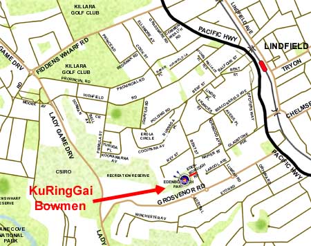 Zoomed map of Lindfield