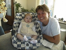 Having fun with my aunt Mieke