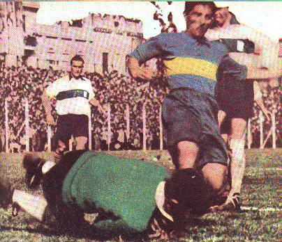Herrera ante Boca Juniors