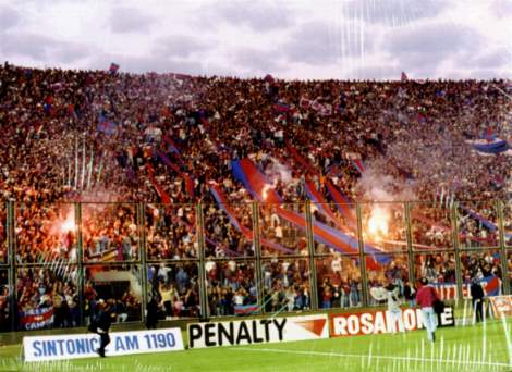 Una banda, para ver ganar al cicln 2 a 0 a Boca. 1995
