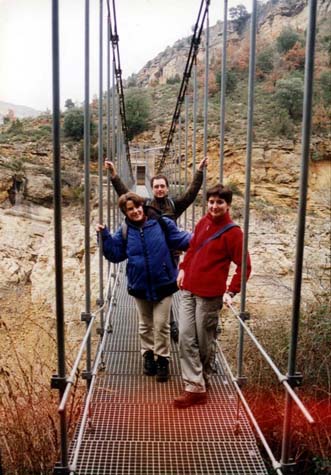 El puente metalico, la meta