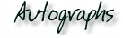 Autographs