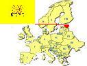 Map of Europe highlighting 
Estonia