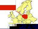 Map of Europe highlighting 
Poland
