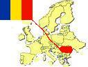 Map of Europe highlighting 
Romania