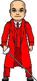 Male Overcoat Swordsman With Foil Composite