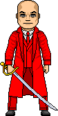 Male Overcoat Swordsman With Sabre Composite