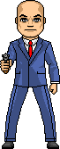 Male Suit Gunner Luger P.08 Composite