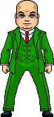 Male Portly Three-Piece Suit