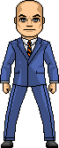 Male Suit Striped Necktie