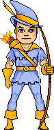 The Blue Bowman [aka Signalman], foe of Batman (National)
