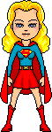 Supergirl [aka Kara Zor-El] [red skirt costume occassionally used in early stories] (National) [c]