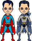 Superman's & Batman's sons, Kal-El Jr. & Bruce Jr. [sons of Lois & Batwoman] (National)