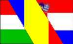 Flags of Hungary, Romania, & Croatia