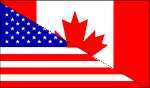 Flags of Canada & USA