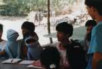 Philipine youth with puppets