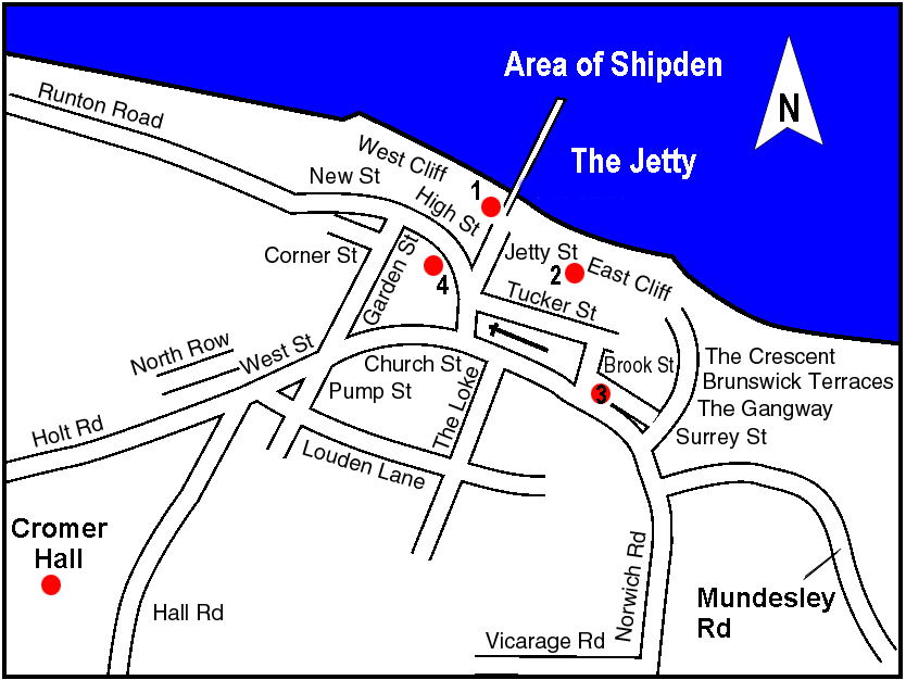 Map of Cromer