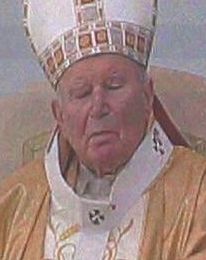 John Paul II visiting Bern, Switzerland, on 6 June 2004 