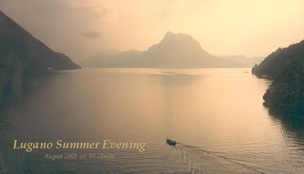 August 2003 - Lugano Summer Night  
