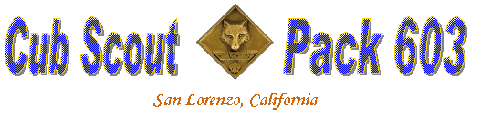 Cub Scout Pack 603 of San Lorenzo, CA