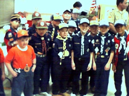 A great job of opening the meeting 16 Scouts