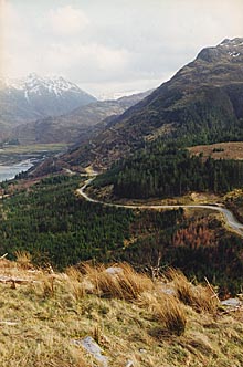 This is the windy road to Arnisdale