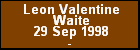 Leon Valentine Waite