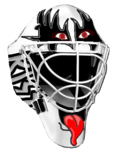 So maybe kids these days don't want Gene Simmons on their goal mask. But it's a lot easier to see what the design is, at a glance, than a helmet painted with Justin Timberlake...