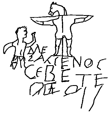 Alex and his DonkeyChrist
