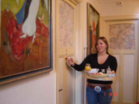 ontbijt in pension corper zandvoort
