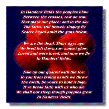 IN FLANDER'S FIELD by John McCrea