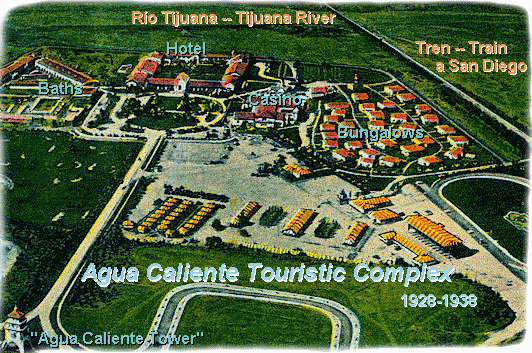 The Agua Caliente Touristic Complex included all that you see, plus the golf course and new horse race track.