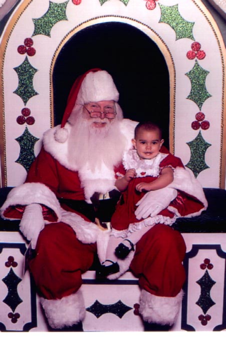 Aubrey and Santa
